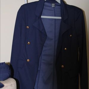 Blue blazer and pant set